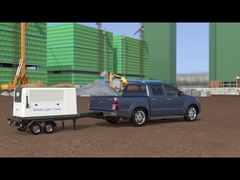 สถานีชาร์จไฟฟ้ามือถือในกลางแจ้ง 2kW เครื่องกําเนิดไฟฟ้า 180KW