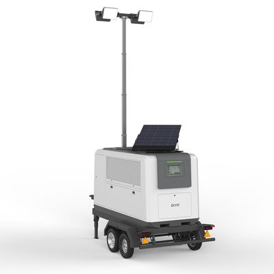 ราคาดี 4KW โมบาย ไลท์ทาวเวอร์ 150000LM IP54 พกพา Generator ไลท์ทาวเวอร์ ออนไลน์